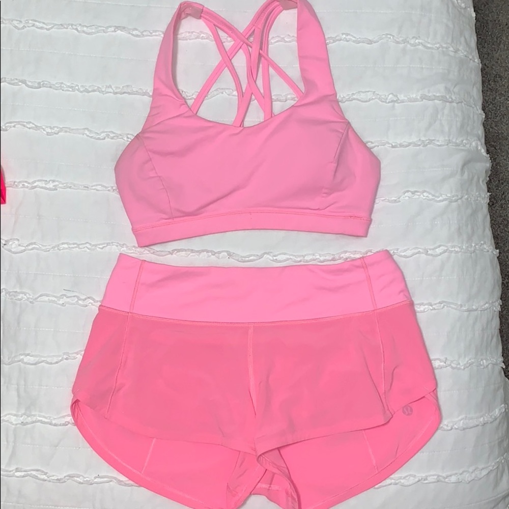 Lululemon pink set